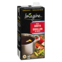 Imagine - Organic Beef Broth Low Sodium, 1 Litre