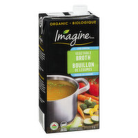 Imagine - Organic Vegetable Broth Low Sodium, 1 Litre