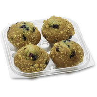 Bake Shop - Blueberry Streusel Muffin 4 Pk, 400 Gram