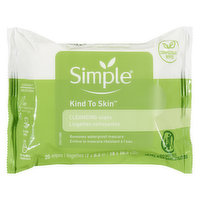 Simple - Cleansing Face Wipes, 25 Each