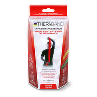 Theraband - Resistance Bands Exercise Tool - Beginner, 3 Each