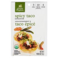 Frontier - Spicy Taco Seasoning Mix Organic, 32 Gram