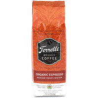 Terrelli - Organic Espresso Medium Roast, 340 Gram