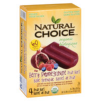 Natural Choice - Organic Berry Pomegranate Fruit Bars, 4 Each