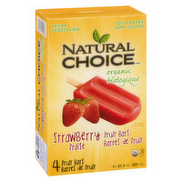 Natural Choice - Organic Strawberry Fruit Bars, 4 Each