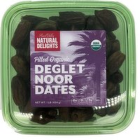 Natural Delights - Fresh Pitted Deglet Dates, 454 Gram