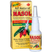 Nasol - All Natural Nasal Spray, 30 Millilitre