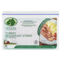 Mclean Meats - Breakfast Strips Turkey, 250 Gram