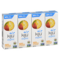 Kiju - Pineapple Mango Juice Organic, 4 Each