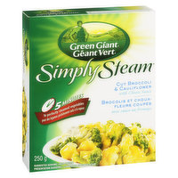 Green Giant - Simply Steam - Cut Broccoli & Cauliflower, 250 Gram