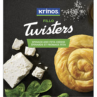 KRINOS - Twister Spinach and Feta, 1 Each