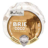 Alexis de PORTNEUF - Brie Cheese Coconut Triple Cream, 140 Gram