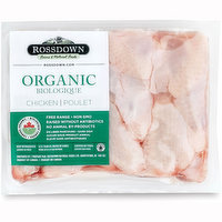 Rossdown - Organic Chicken Wings Split Tip Off, Frozen