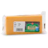 Western Family - Medium Cheddar Cheese, 245 Gram
