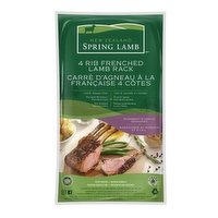 New Zealand Spring Lamb - Frenched Lamb Rack - Rosemary & Garlic, 1 Each