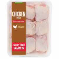 Western Canadian - Chicken Thighs Bone In Skin On- Family Pack, 1.13 Kilogram