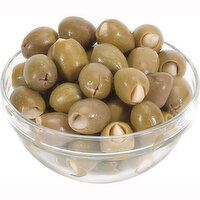 Save-On-Foods - Green Pitted Olives Stuffed w/Garlic, 100 Gram