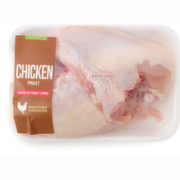 Western Canadian - Chicken Breast Halves Bone In, Fresh, 550 Gram