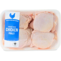 Western Canadian - Chicken Thighs Skin On Bone In, Fresh, 680 Gram