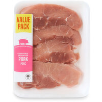 Western Canadian - Pork Sirloin Chops Boneless, 900 Gram