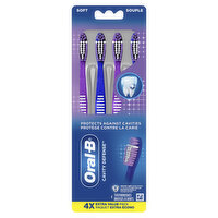 Oral B - 4pk Cavity Defense Toothbrush, 4 Each