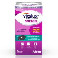 Vitalux - Advanced Soft Gel Areds2, 90 Each