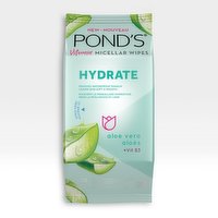 Ponds Ponds - Hydrate Facial Wipes, 25 Each