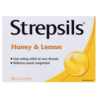 Strepsils - Lozenges - Honey & Lemon