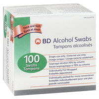 BD - Alcohol Swabs, 100 Each