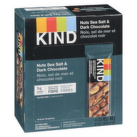 Kind - Almond Sea Salt & Dark Chocolate Bars, 12 Each