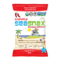 Seasnax - Seaweed Snack Spicy Chipotle, 5 Gram