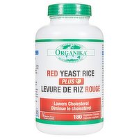 Organika - Red Yeast Rice Plus, 180 Each