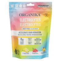 Organika - Electrolytes Powder Sachets, Variety Pack, 21 Each