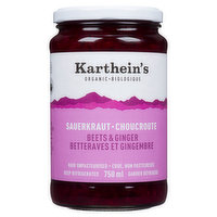 Kartheins - Sauerkraut Beet Ginger Organic, 750 Millilitre