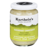 Kartheins - Sauerkraut Traditional Organic, 375 Millilitre