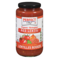 Perfect Chef - Organic Tomato Pasta Sauce - Red Lentil, Mild, 740 Millilitre