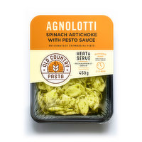 Old Country Pasta - Agnolotti Spinach & Pesto Sauce, 450 Gram