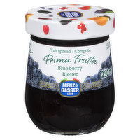 MENZ & GASSER - Prima Frutta Blueberry jam, 250 Millilitre