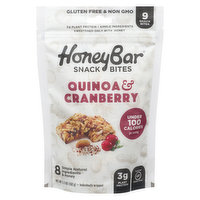 Honey Bar - Snack Bites - Quinoa & Cranberry, 162 Gram