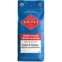 Anita's Mill - Unbleached Cake & Pastry White Flour, 1 Kilogram