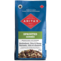 Anitas Organic - Breakfast Boost Sprouted Buckwheat Chia & Hemp, 475 Gram