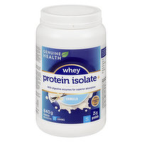 Genuine Health - Whey Protiens+ Rebuild Natural Vanilla, 840 Gram