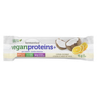 Genuine Health - Fermented VeganProteins+ Bar Lemon Coconut, 55 Gram