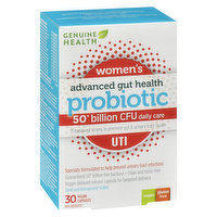Genuine Health - Advanced Gut Health Probiotic Women's UTI, 30 Each