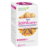 Genuine Health - Fast JointCare+ With Fermented Turmeric, 60 Each
