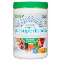 Genuine Health - Fermented Gut Superfoods+ Unflavoured/Unsweetened, 229 Gram