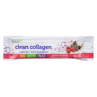 Genuine Health - Clean Collagen Protein Bar Chocolate Raspberry, 55 Gram