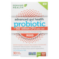 Genuine Health - Probiotics Mood, 30 Each