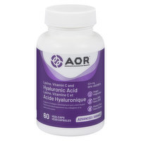 AOR - Lysine Vitamin C and Hyaluronic Acid, 60 Each