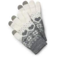In Style - Snowflake Gloves, 1 Each